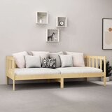  Dnevna postelja z vzmetnico 90x200 cm trdna borovina, (20646273) | Shoptok.si