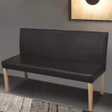 vidaXL klop 139,5 cm temno rjavo umetno usnje | Shoptok.si