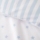Bianca Bela/modra enojna bombažna otroška posteljnina 135x200 cm Mini Star & Stripes – | Shoptok.si