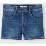 name it Blue Girly Denim Shorts Salli - Girls Cene