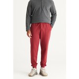 AC&Co / Altınyıldız Classics Men's Claret Red Standard Fit Normal Cut Comfortable Cotton Sweatpants with Side Pockets. Cene