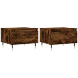  Stolići za kavu 2 kom boja hrasta 50x46x35 cm konstruirano drvo | shoptok.hr