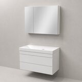 Kolpa San Naomi Set 80cm Bela (Ormarić sa umivaonikom + Ogledalo/ormarić) Cene