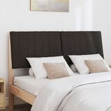 vidaXL tapecirano vzglavje črna 140 cm masivno borovo les | Shoptok.si