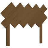 Maison Chic posteljno vzglavje - vzglavna omarica - nočna omarica medeno rjavo 104x3x80,5 cm trdna borovina, (21707171) | Shoptok.si