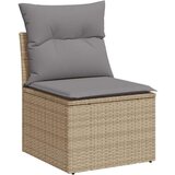  7-dijelni set vrtnih sofa s jastucima bež od poliratana | shoptok.hr