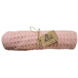 Tri Drugara waffle prekrivač 114x78cm roze