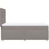  Krevet s oprugama i madracem smeđesivi 90x200 cm od tkanine | shoptok.hr