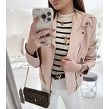 Gemre Pink faux leather biker jacket Tricia | shoptok.hr