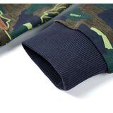  Dječja topla majica tamna kaki prošarana 140 | shoptok.hr