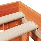  Posteljni okvir brez vzmetnice vošč. rjav 180x200 cm borovina, (21524533) | Shoptok.si
