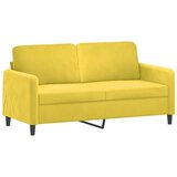 vidaXL Dvosjed žuti 140 cm baršunasti Cijene