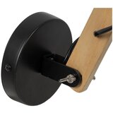 Ixia Črna/naravna stenska svetilka – | Shoptok.si