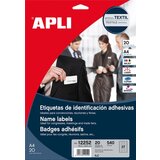 Apli Samolepilne odstranljive imenske nalepke 20 listov, (20370967) | Shoptok.si