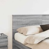 vidaXL Vzglavje z vzglavjem Siva Sonoma 160 cm Konstruiran les | Shoptok.si