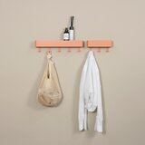 Spinder Design Rožnato-oranžen kovinski stenski obešalnik s polico Dax Play – | Shoptok.si