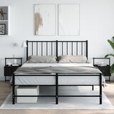 vidaXL Stenska nočna omarica 2 kosa črna 35x30x51 cm inženirski les | Shoptok.si