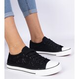 Gemre Black Women's Lace-Up Sneakers Saha | shoptok.hr