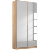 Rauch Möbel omara s klasičnimi vrati, srebrne barve, hrast sonoma | Shoptok.si