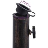  Stalak za suncobran crni/brončani 9 kg 40 cm lijevano željezo | shoptok.hr