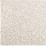  Rug "ZIZUR" Cream 120x120 cm Juta videz Notranje in zunanje | Shoptok.si