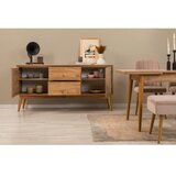 Hanah home vina 02 0900 atlantic pine stone (produživi trpezarijski sto, stolice i konzola (5 komada)) | ePonuda.com
