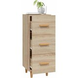  Komoda boja hrasta sonome 34,5x34x90 cm od konstruiranog drva | shoptok.hr
