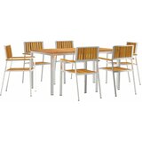  set za objedovanje 7 pcs Smeđa Čvrsto drvo akacije | Eponuda.com
