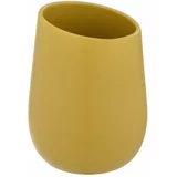 Wenko Žuta keramička čašica za četkice za zube Badi -