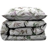 Södahl Zelena/bež enojna posteljnina iz bombažnega satena 140x200 cm Soft Tropic – Cene