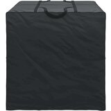 vidaXL Zunanja shranjevalna torba Črna 90 x 90 x 90 cm 420D tkanina | Shoptok.si
