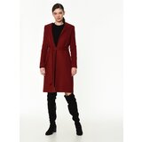 Dewberry Z6630 LADIES' COAT-BURGUNDY | shoptok.hr