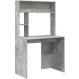 vidaXL Stol s policom Beton siva 91 x 50 x 149 cm Konstruirano drvo | shoptok.hr