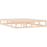  Okvir za krevet od masivnog drva 135 x 190 cm bračni | shoptok.hr