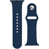 HURTEL Silikonska Narukvica APS za sat za Apple Watch Ultra / 8 / 7 / 6 / 5 / 4 / 3 / 2 / SE (49 / 45 / 44 / 42 mm) - Tamno Plava | shoptok.hr
