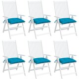 vidaXL Jastuci za palete 6 kom svjetloplavi 50x50x7 cm tkanina Oxford Cijene