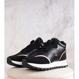 Gemre Black insulated high-top sneakers Mikaela | Shoptok.si