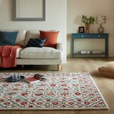 Flair Rugs Rdeča/modra ročno tkana volnena preproga 200x290 cm Iris Traditional – | Shoptok.si
