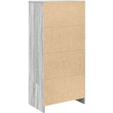 vidaXL Omarica z predalom siva sonoma 55,5x34x119,5 cm inženirski les | Shoptok.si