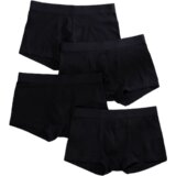 INF Moške bombažne boksarice, mehke zračne spodnje hlače, 4 paketi Black XXL, (21758419) | Shoptok.si