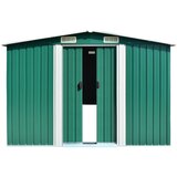 Furnova Vrtna lopa 257x580x181 cm kovinska zelena, (21912703) | Shoptok.si