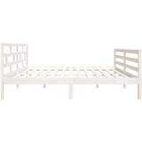  Za krevet od masivne borovine bijeli 140 x 190 cm | shoptok.hr