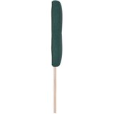  LED Čelna ogledala s gumbi, temno zelena, 80 cm, žamet, (22052640) | Shoptok.si