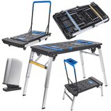 Geko 7v1 PROFI zložljiva večnamenska delovna miza in transportni voziček do 200kg G10874 | Shoptok.si