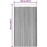  Zavjese od špage 2 kom svijetloplave 100x250 cm | shoptok.hr