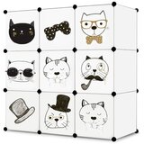  Dječji modularni ormarić 9x - W02 Cijene