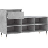 vidaXL Ormarić za cipele boja betona 102x36x60 cm konstruirano drvo | shoptok.hr
