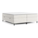 Maison de Rêve Kremno bela boxspring postelja s prostorom za shranjevanje 200x200 cm Araya – | Shoptok.si