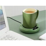  Nastavljiv električni grelnik skodelic USB LCD zelen | Shoptok.si
