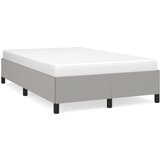 vidaXL Okvir kreveta svjetlosivi 120 x 190 cm od tkanine Cijene